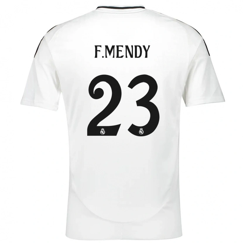 Danxen Kinder Ferland Mendy #23 Weiß Heimtrikot Trikot 2024/25 T-Shirt Schweiz