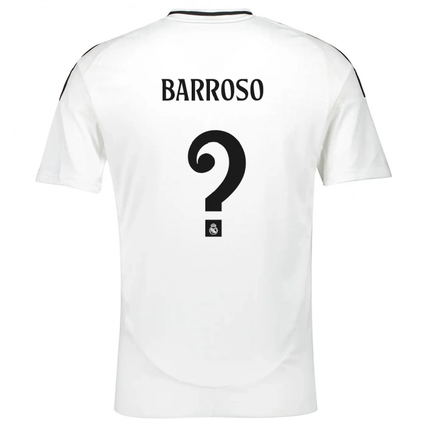 Danxen Kinder Jaime Barroso #0 Weiß Heimtrikot Trikot 2024/25 T-Shirt Schweiz