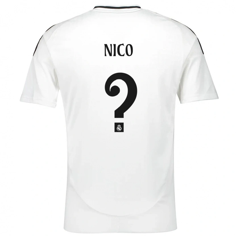 Danxen Kinder Nico Sánchez #0 Weiß Heimtrikot Trikot 2024/25 T-Shirt Schweiz