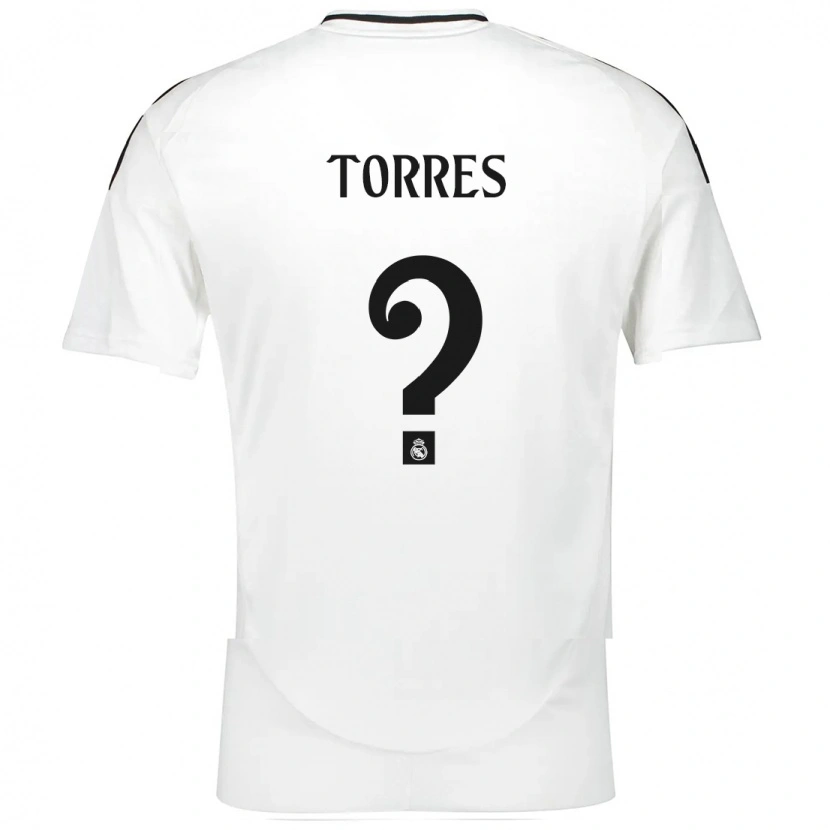 Danxen Kinder Roi Torres #0 Weiß Heimtrikot Trikot 2024/25 T-Shirt Schweiz