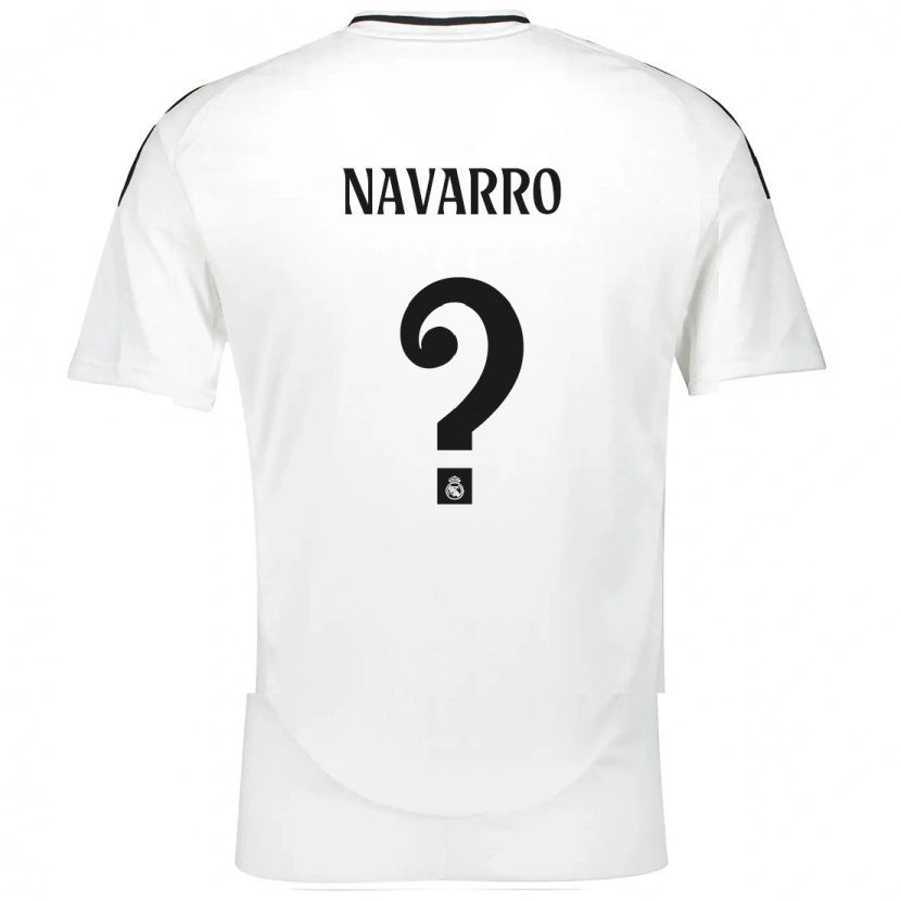 Danxen Kinder Gonzalo Navarro #0 Weiß Heimtrikot Trikot 2024/25 T-Shirt Schweiz