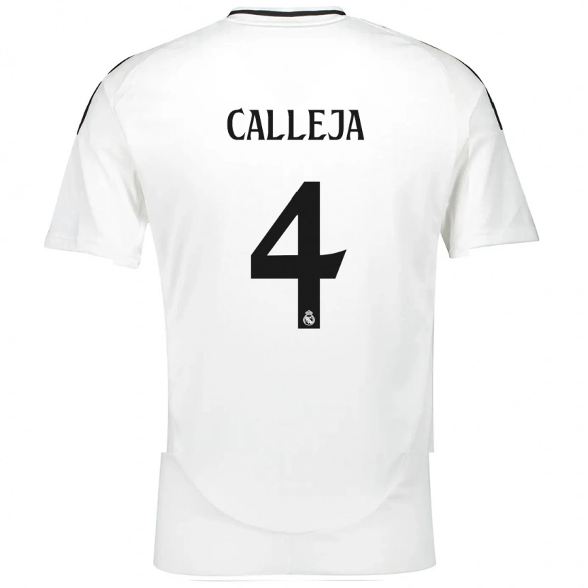 Danxen Kinder Jaime Calleja #4 Weiß Heimtrikot Trikot 2024/25 T-Shirt Schweiz