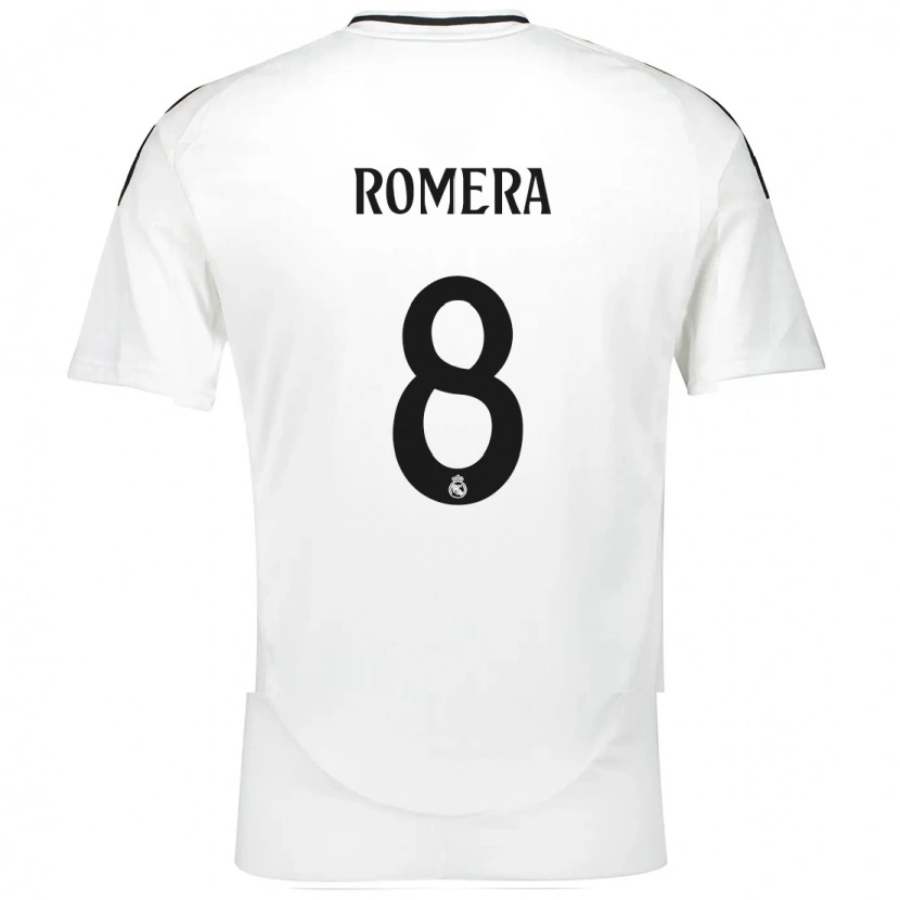 Danxen Kinder Miguel Romera #8 Weiß Heimtrikot Trikot 2024/25 T-Shirt Schweiz