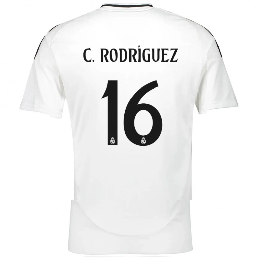 Danxen Kinder Carlos Rodríguez #16 Weiß Heimtrikot Trikot 2024/25 T-Shirt Schweiz