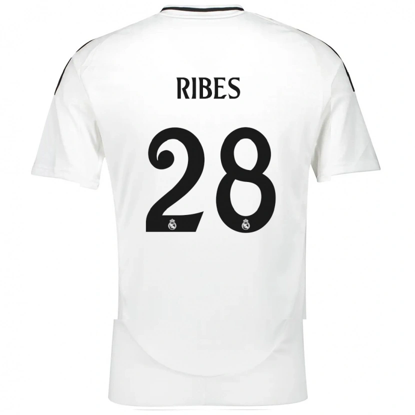 Danxen Kinder Kike Ribes #28 Weiß Heimtrikot Trikot 2024/25 T-Shirt Schweiz