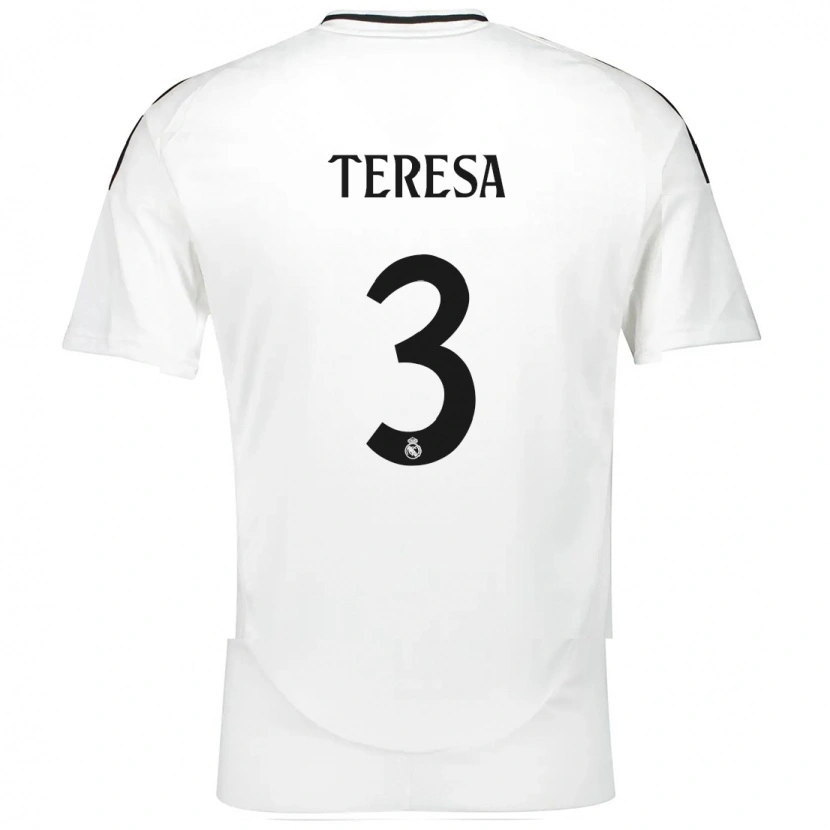 Danxen Kinder Teresa Abelleira #3 Weiß Heimtrikot Trikot 2024/25 T-Shirt Schweiz