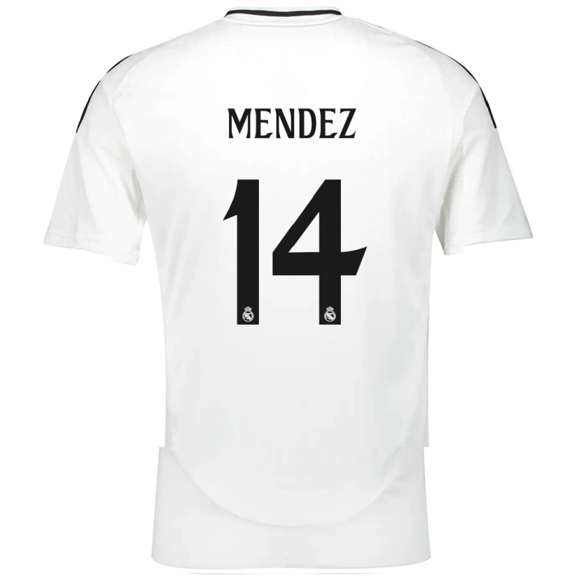 Danxen Kinder María Méndez #14 Weiß Heimtrikot Trikot 2024/25 T-Shirt Schweiz