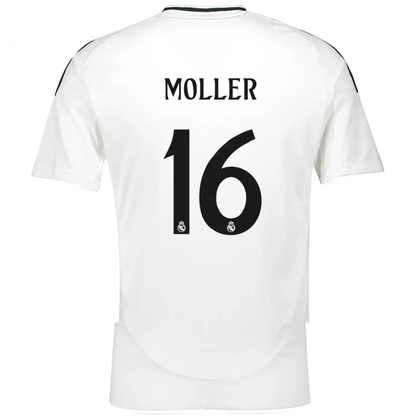 Danxen Kinder Caroline Møller #16 Weiß Heimtrikot Trikot 2024/25 T-Shirt Schweiz