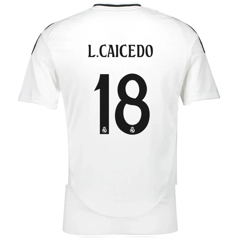 Danxen Kinder Linda Caicedo #18 Weiß Heimtrikot Trikot 2024/25 T-Shirt Schweiz