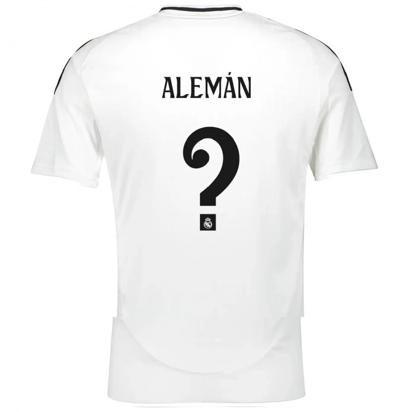 Danxen Kinder Alexander Alemán #0 Weiß Heimtrikot Trikot 2024/25 T-Shirt Schweiz