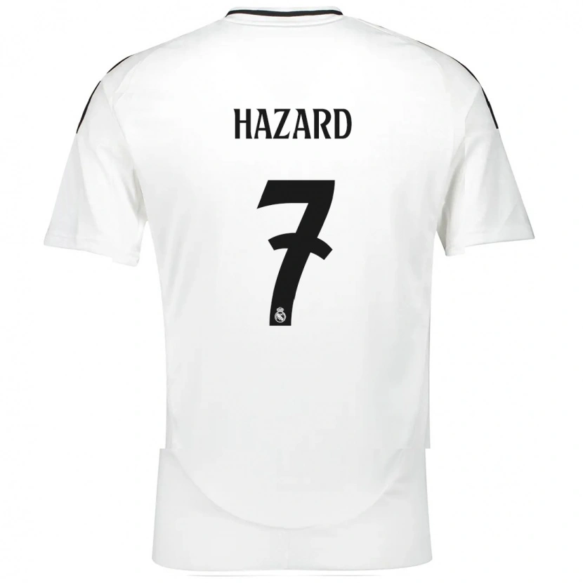 Danxen Kinder Eden Hazard #7 Weiß Heimtrikot Trikot 2024/25 T-Shirt Schweiz