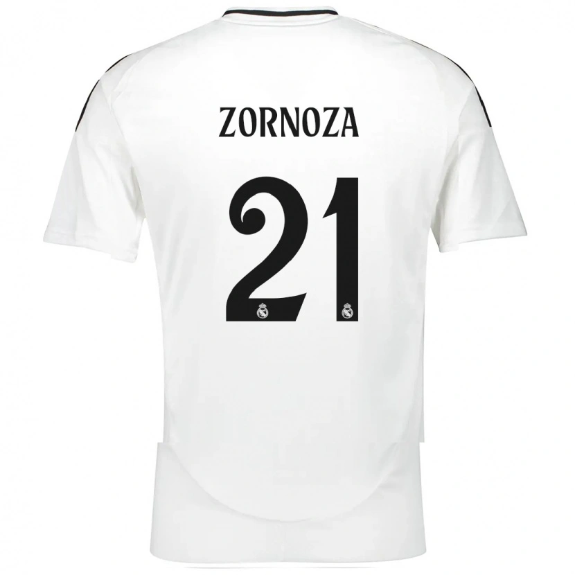 Danxen Kinder Claudia Zornoza #21 Weiß Heimtrikot Trikot 2024/25 T-Shirt Schweiz