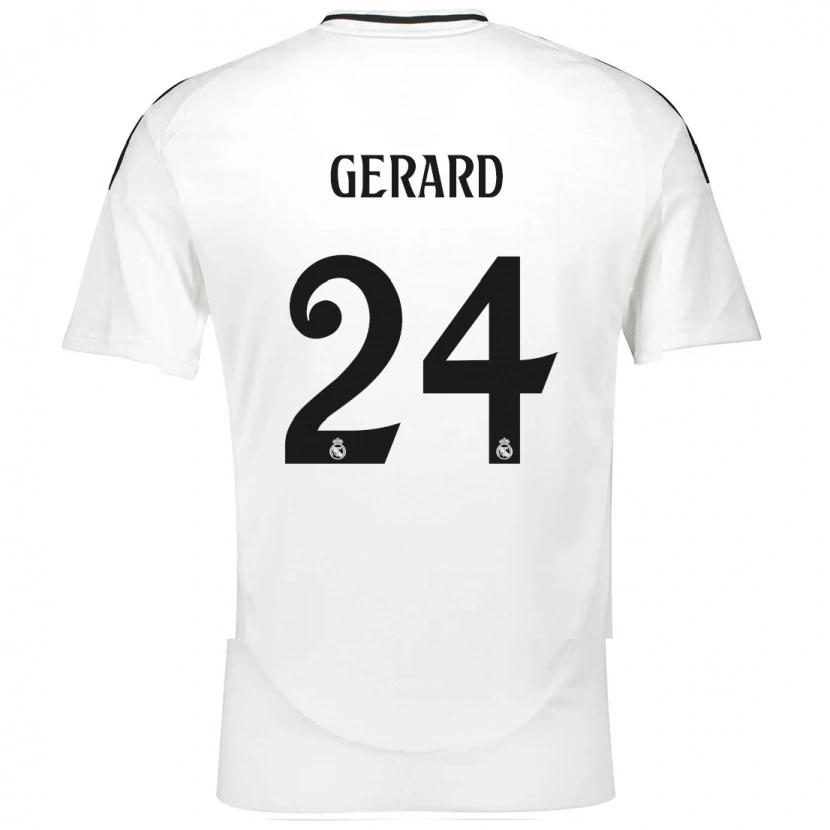 Danxen Kinder Meline Gerard #24 Weiß Heimtrikot Trikot 2024/25 T-Shirt Schweiz