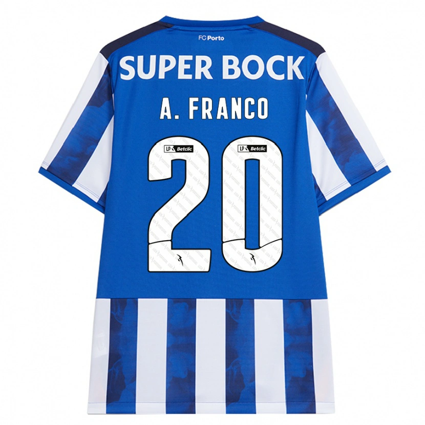 Danxen Kinder André Franco #20 Blau Weiß Heimtrikot Trikot 2024/25 T-Shirt Schweiz