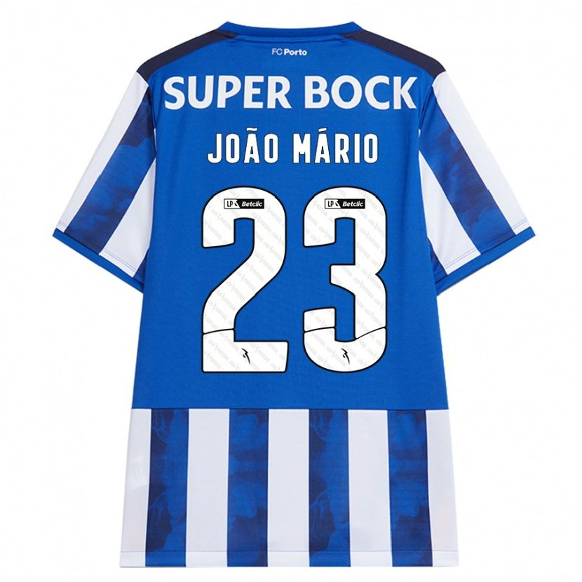 Danxen Kinder João Mário #23 Blau Weiß Heimtrikot Trikot 2024/25 T-Shirt Schweiz