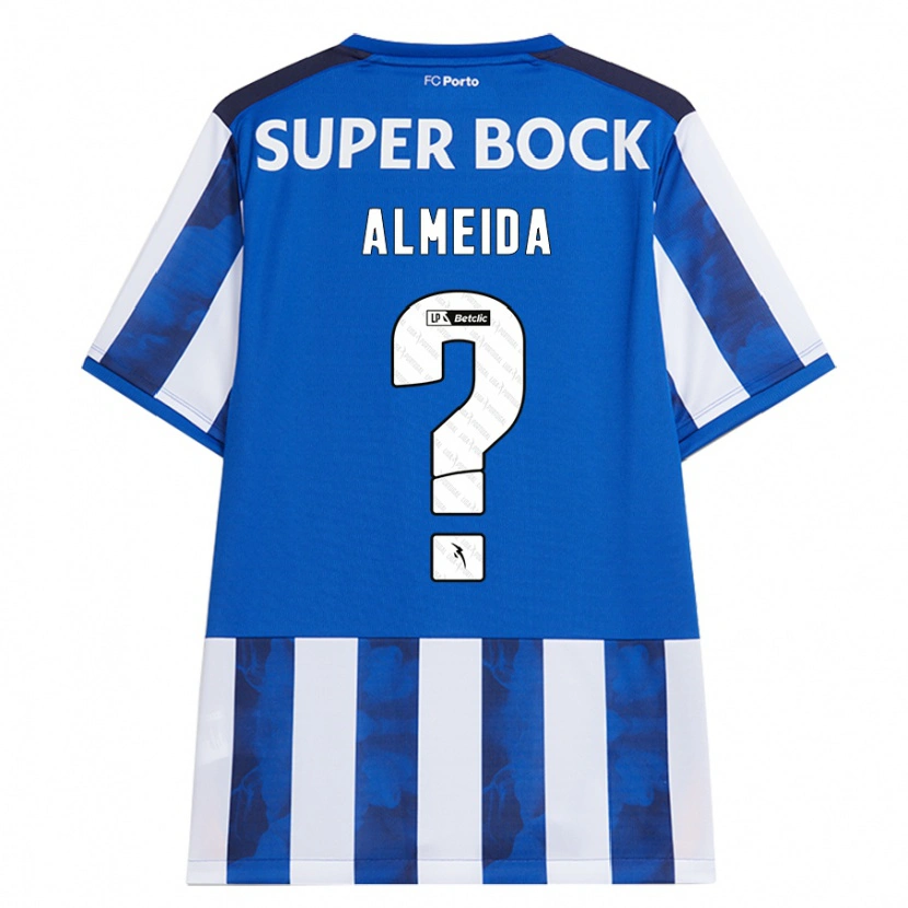 Danxen Kinder Tomé Almeida #0 Blau Weiß Heimtrikot Trikot 2024/25 T-Shirt Schweiz