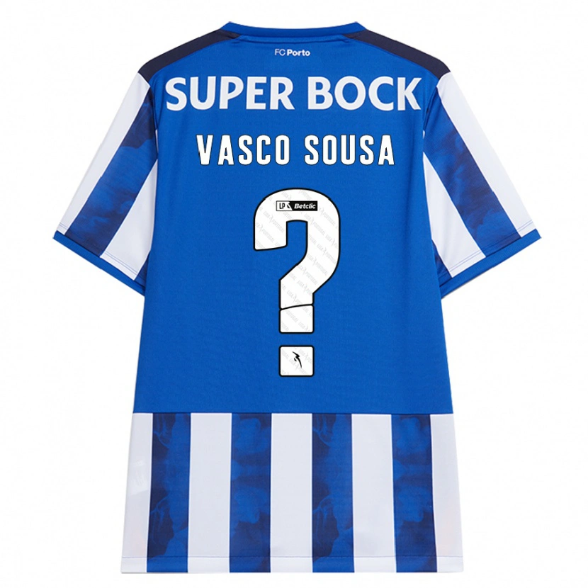 Danxen Kinder Vasco Sousa #0 Blau Weiß Heimtrikot Trikot 2024/25 T-Shirt Schweiz