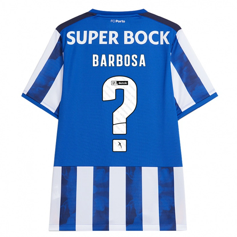 Danxen Kinder Rúben Barbosa #0 Blau Weiß Heimtrikot Trikot 2024/25 T-Shirt Schweiz