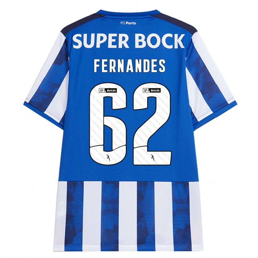 Danxen Kinder Rodrigo Fernandes #62 Blau Weiß Heimtrikot Trikot 2024/25 T-Shirt Schweiz