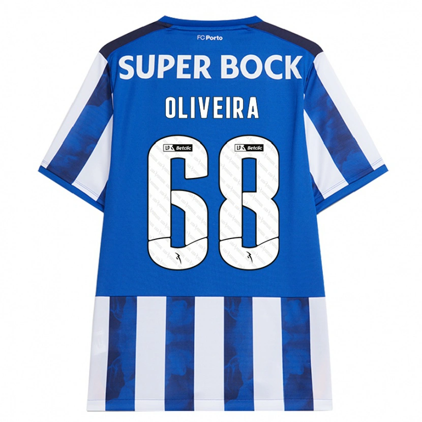 Danxen Kinder André Oliveira #68 Blau Weiß Heimtrikot Trikot 2024/25 T-Shirt Schweiz