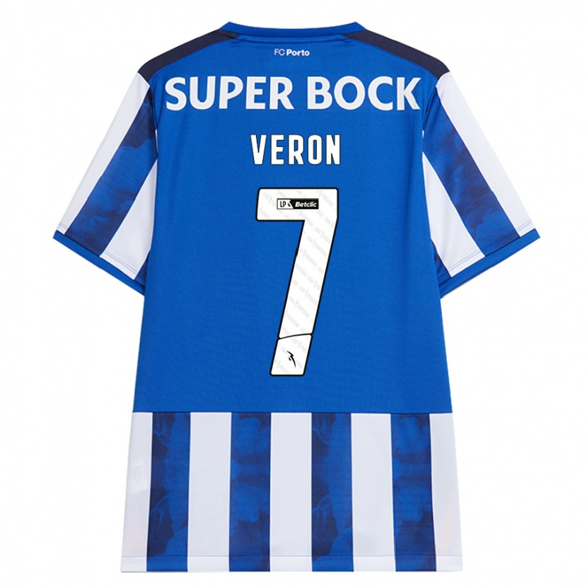 Danxen Kinder Gabriel Veron #7 Blau Weiß Heimtrikot Trikot 2024/25 T-Shirt Schweiz