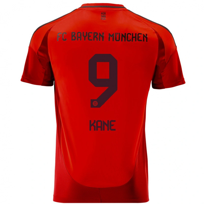 Danxen Kinder Harry Kane #9 Rot Heimtrikot Trikot 2024/25 T-Shirt Schweiz