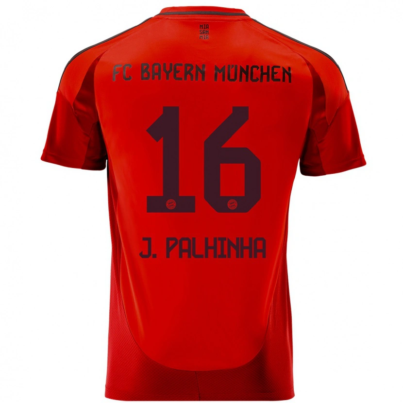 Danxen Kinder João Palhinha #16 Rot Heimtrikot Trikot 2024/25 T-Shirt Schweiz