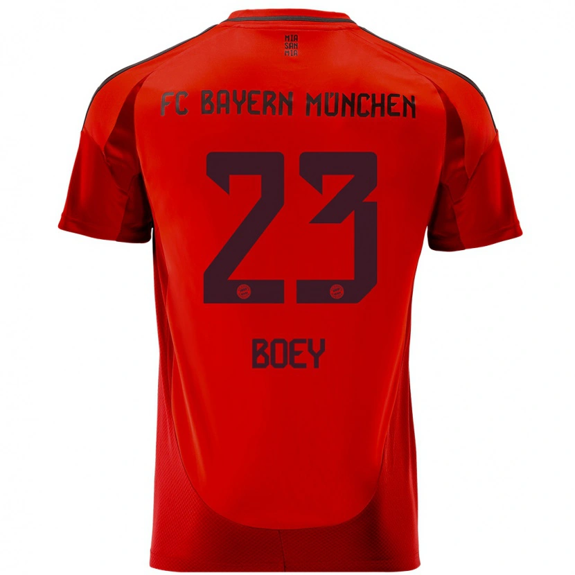 Danxen Kinder Sacha Boey #23 Rot Heimtrikot Trikot 2024/25 T-Shirt Schweiz