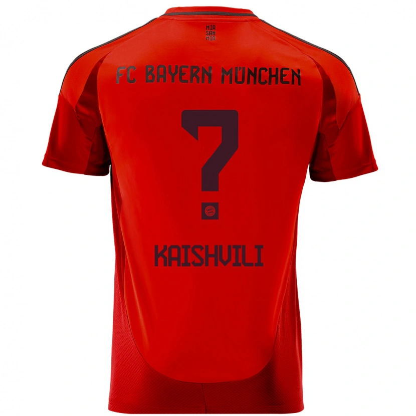 Danxen Kinder Jamal Kaishvili #0 Rot Heimtrikot Trikot 2024/25 T-Shirt Schweiz