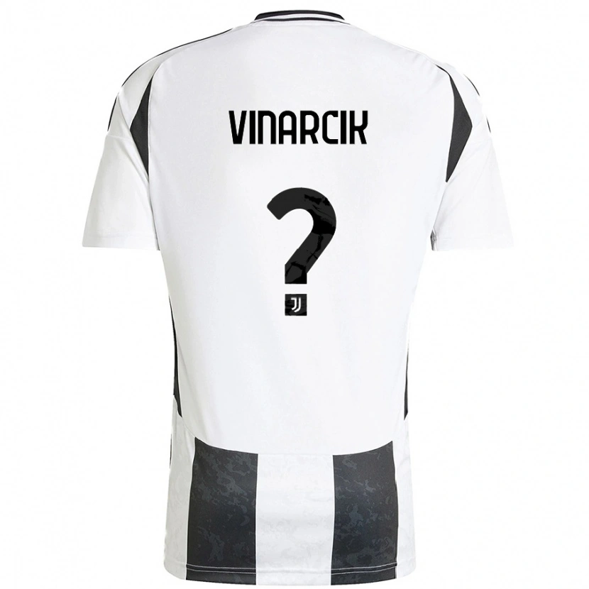 Danxen Kinder Jakub Vinarcik #0 Weiß Schwarz Heimtrikot Trikot 2024/25 T-Shirt Schweiz