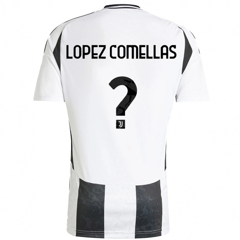 Danxen Kinder Ivan Lopez Comellas #0 Weiß Schwarz Heimtrikot Trikot 2024/25 T-Shirt Schweiz