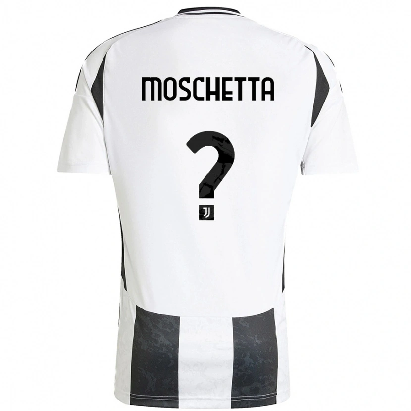 Danxen Kinder Lorenzo Moschetta #0 Weiß Schwarz Heimtrikot Trikot 2024/25 T-Shirt Schweiz