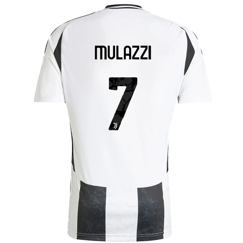 Danxen Kinder Gabriele Mulazzi #7 Weiß Schwarz Heimtrikot Trikot 2024/25 T-Shirt Schweiz