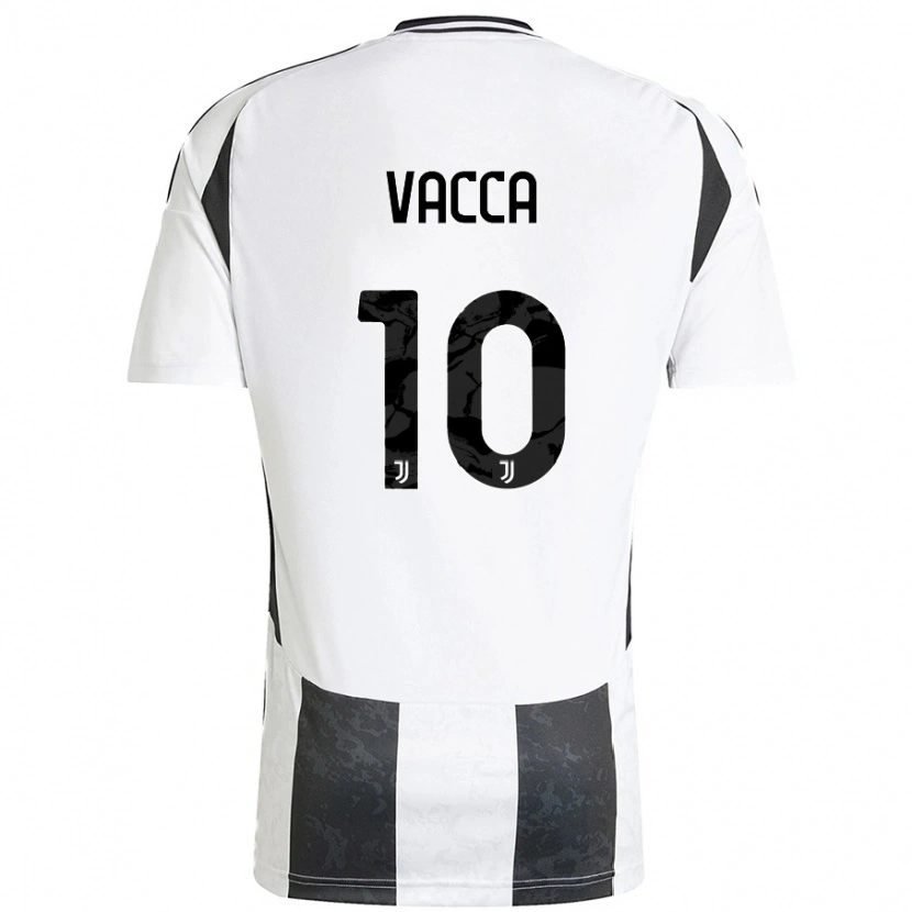 Danxen Kinder Alessio Vacca #10 Weiß Schwarz Heimtrikot Trikot 2024/25 T-Shirt Schweiz