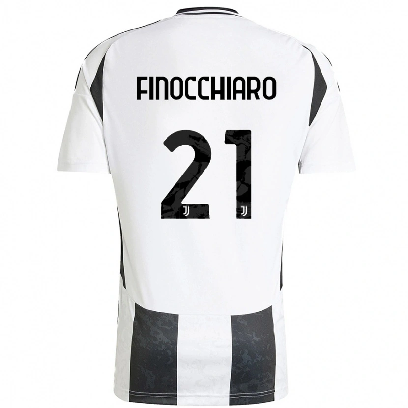 Danxen Kinder Gabriele Finocchiaro #21 Weiß Schwarz Heimtrikot Trikot 2024/25 T-Shirt Schweiz