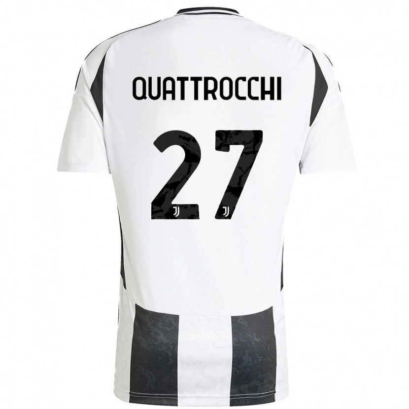 Danxen Kinder Juan Ignacio Quattrocchi #27 Weiß Schwarz Heimtrikot Trikot 2024/25 T-Shirt Schweiz