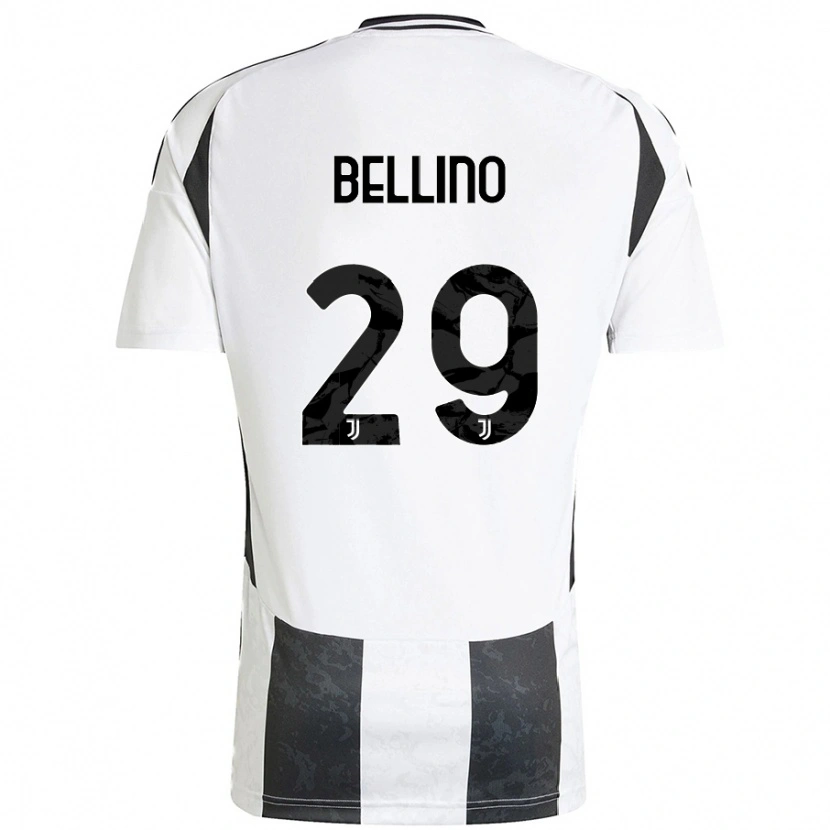 Danxen Kinder Filippo Bellino #29 Weiß Schwarz Heimtrikot Trikot 2024/25 T-Shirt Schweiz