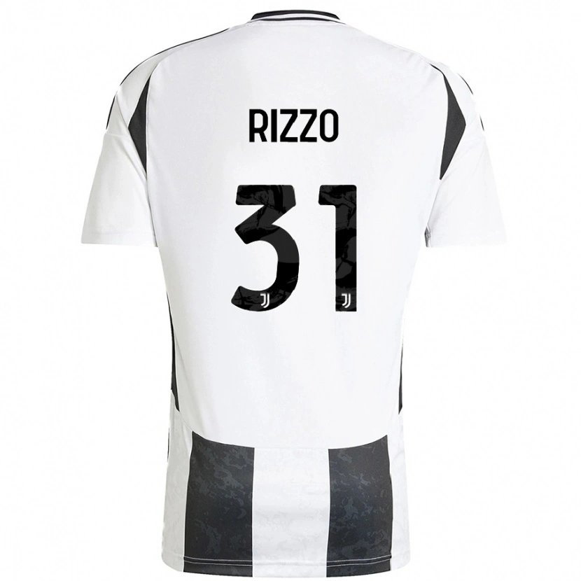 Danxen Kinder Niccolò Rizzo #31 Weiß Schwarz Heimtrikot Trikot 2024/25 T-Shirt Schweiz