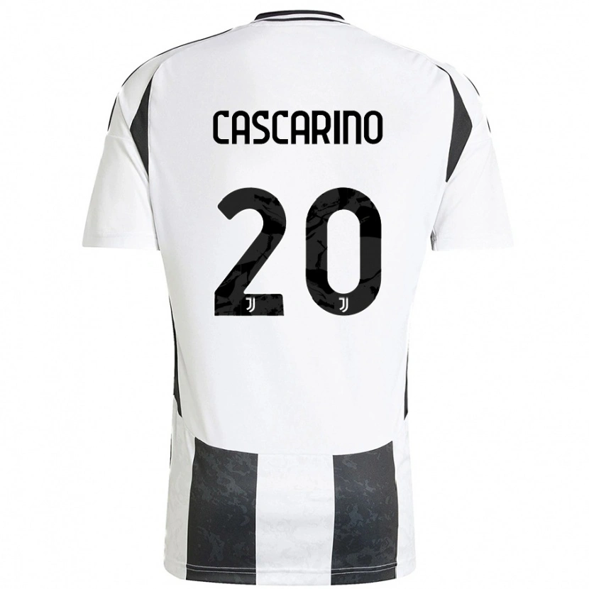 Danxen Kinder Estelle Cascarino #20 Weiß Schwarz Heimtrikot Trikot 2024/25 T-Shirt Schweiz