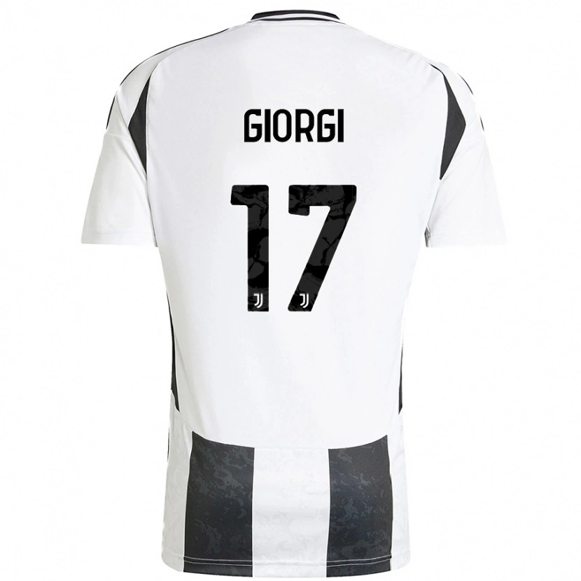 Danxen Kinder Lorenzo Giorgi #17 Weiß Schwarz Heimtrikot Trikot 2024/25 T-Shirt Schweiz