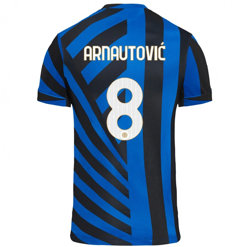 Danxen Kinder Marko Arnautovic #8 Blau Schwarz Heimtrikot Trikot 2024/25 T-Shirt Schweiz