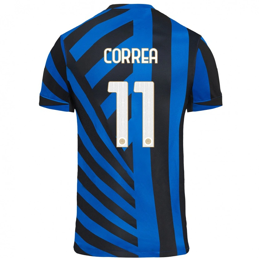 Danxen Kinder Joaquín Correa #11 Blau Schwarz Heimtrikot Trikot 2024/25 T-Shirt Schweiz