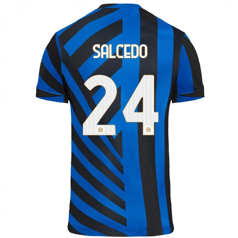 Danxen Kinder Eddie Salcedo #24 Blau Schwarz Heimtrikot Trikot 2024/25 T-Shirt Schweiz