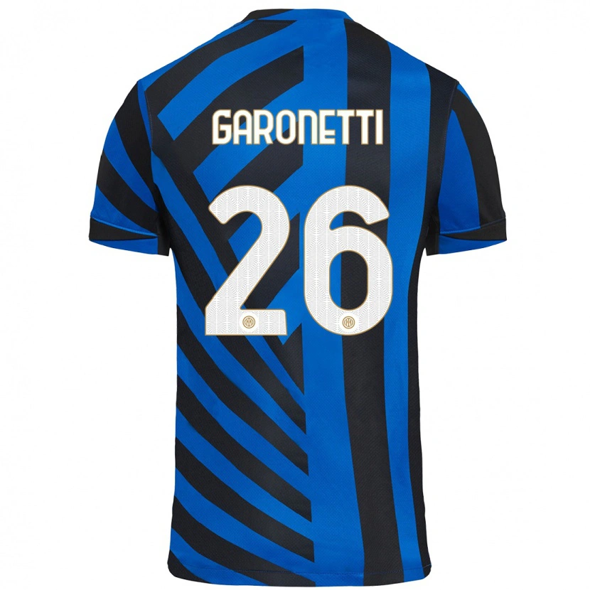 Danxen Kinder Gabriele Garonetti #26 Blau Schwarz Heimtrikot Trikot 2024/25 T-Shirt Schweiz