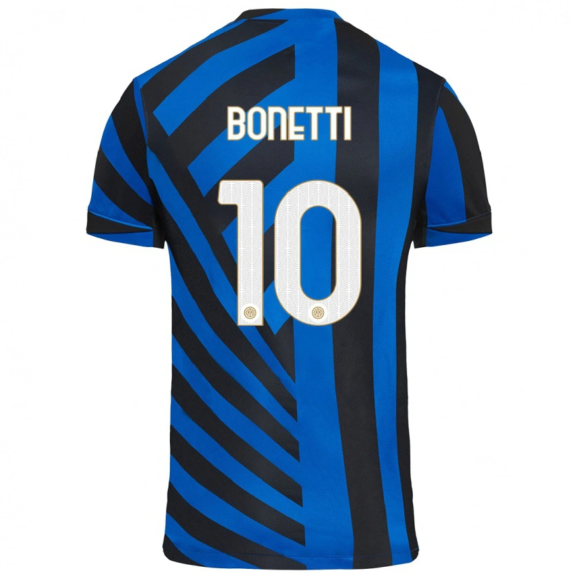 Danxen Kinder Tatiana Bonetti #10 Blau Schwarz Heimtrikot Trikot 2024/25 T-Shirt Schweiz