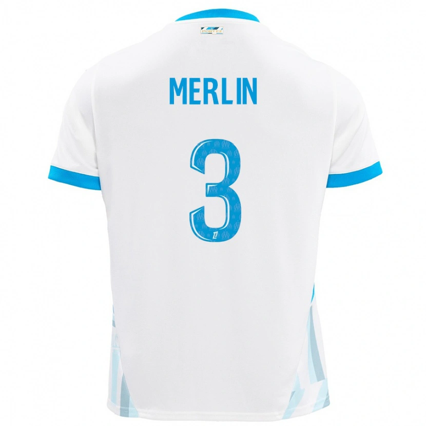 Danxen Kinder Quentin Merlin #3 Weiß Himmelblau Heimtrikot Trikot 2024/25 T-Shirt Schweiz