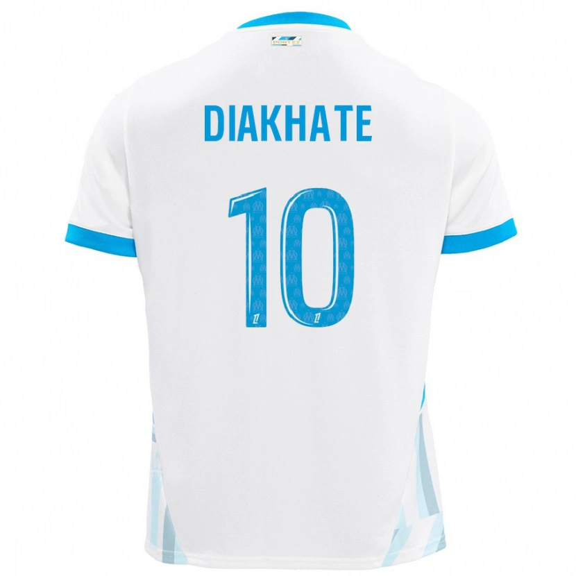 Danxen Kinder Ndeye Awa Diakhaté #10 Weiß Himmelblau Heimtrikot Trikot 2024/25 T-Shirt Schweiz