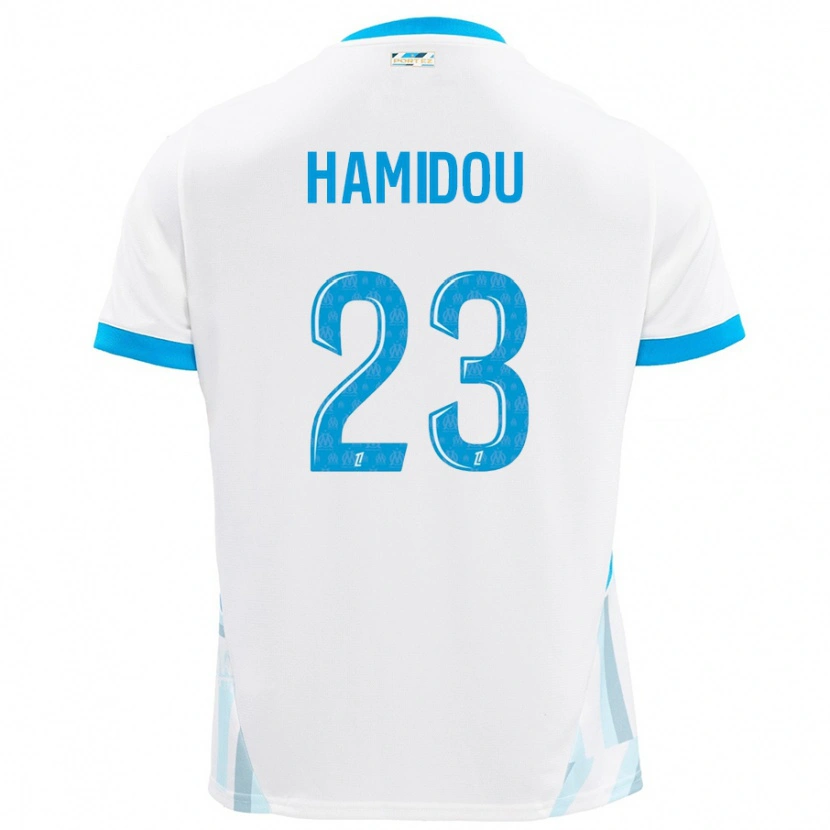 Danxen Kinder Jamila Hamidou #23 Weiß Himmelblau Heimtrikot Trikot 2024/25 T-Shirt Schweiz