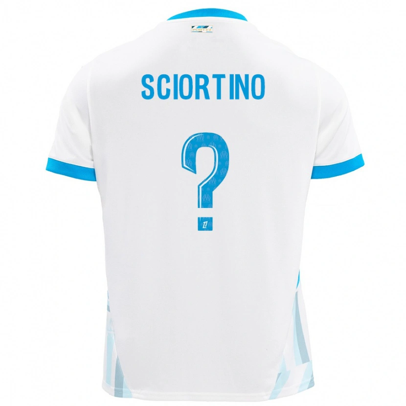 Danxen Kinder Paolo Sciortino #0 Weiß Himmelblau Heimtrikot Trikot 2024/25 T-Shirt Schweiz