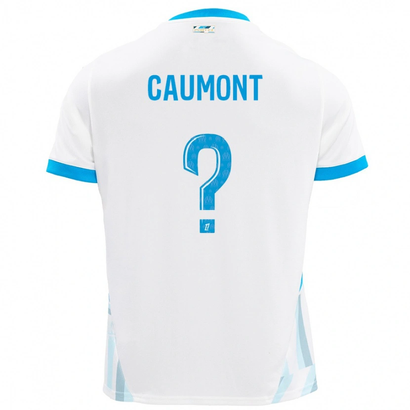 Danxen Kinder Enzo Caumont #0 Weiß Himmelblau Heimtrikot Trikot 2024/25 T-Shirt Schweiz